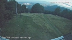 Bouřňák-Gipfel, Blick nach Süden
