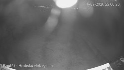 Vrchol Bouřňák, pohled na jih