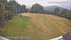 Bouřňák-szczyt, widok na południe