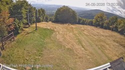Vrchol Bouřňák, pohled na jih
