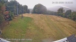 Bouřňák-szczyt, widok na południe