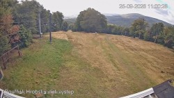 Vrchol Bouřňák, pohled na jih