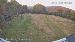 Vrchol Bouřňák, pohled na jih