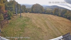 Vrchol Bouřňák, pohled na jih