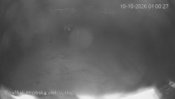 Vrchol Bouřňák, pohled na jih