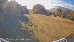 Vrchol Bouřňák, pohled na jih