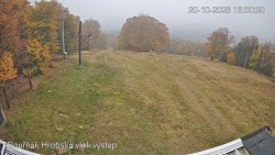 Vrchol Bouřňák, pohled na jih