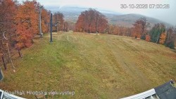 Bouřňák-Gipfel, Blick nach Süden