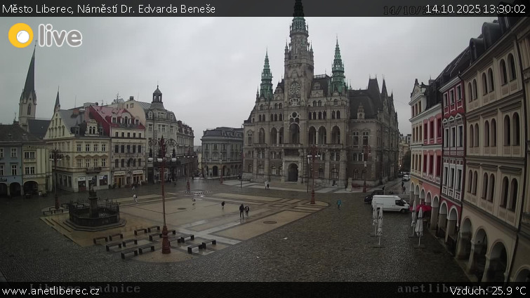 Město Liberec - Náměstí Dr. Edvarda Beneše - 14.10.2025 v 13:30 Město Liberec - Náměstí Dr. Edvarda Beneše - 14.10.2025 v 13:30
