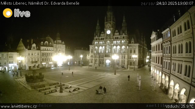 Město Liberec - Náměstí Dr. Edvarda Beneše - 24.10.2025 v 19:00 Město Liberec - Náměstí Dr. Edvarda Beneše - 24.10.2025 v 19:00