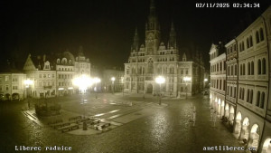 Město Liberec - Náměstí Dr. Edvarda Beneše - 2.11.2025 v 02:30 Město Liberec - Náměstí Dr. Edvarda Beneše - 2.11.2025 v 02:30