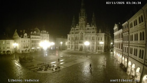 Město Liberec - Náměstí Dr. Edvarda Beneše - 2.11.2025 v 03:30 Město Liberec - Náměstí Dr. Edvarda Beneše - 2.11.2025 v 03:30