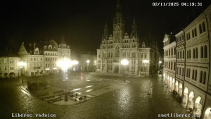 Město Liberec - Náměstí Dr. Edvarda Beneše - 2.11.2025 v 04:15 Město Liberec - Náměstí Dr. Edvarda Beneše - 2.11.2025 v 04:15