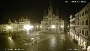 Město Liberec - Náměstí Dr. Edvarda Beneše - 2.11.2025 v 04:30 Město Liberec - Náměstí Dr. Edvarda Beneše - 2.11.2025 v 04:30
