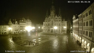 Město Liberec - Náměstí Dr. Edvarda Beneše - 2.11.2025 v 05:30 Město Liberec - Náměstí Dr. Edvarda Beneše - 2.11.2025 v 05:30