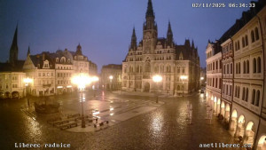 Město Liberec - Náměstí Dr. Edvarda Beneše - 2.11.2025 v 06:30 Město Liberec - Náměstí Dr. Edvarda Beneše - 2.11.2025 v 06:30