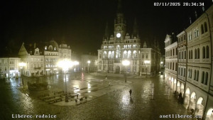 Město Liberec - Náměstí Dr. Edvarda Beneše - 2.11.2025 v 20:30 Město Liberec - Náměstí Dr. Edvarda Beneše - 2.11.2025 v 20:30