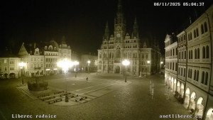 Město Liberec - Náměstí Dr. Edvarda Beneše - 6.11.2025 v 05:00 Město Liberec - Náměstí Dr. Edvarda Beneše - 6.11.2025 v 05:00