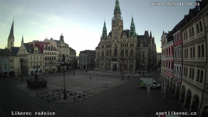 Město Liberec - Náměstí Dr. Edvarda Beneše - 6.11.2025 v 07:15 Město Liberec - Náměstí Dr. Edvarda Beneše - 6.11.2025 v 07:15