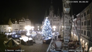 Město Liberec - Náměstí Dr. Edvarda Beneše - 2.12.2025 v 04:00 Město Liberec - Náměstí Dr. Edvarda Beneše - 2.12.2025 v 04:00