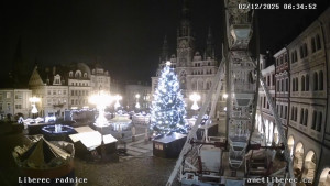 Město Liberec - Náměstí Dr. Edvarda Beneše - 2.12.2025 v 06:30 Město Liberec - Náměstí Dr. Edvarda Beneše - 2.12.2025 v 06:30