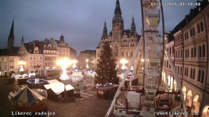 Město Liberec - Náměstí Dr. Edvarda Beneše - 2.12.2025 v 07:15 Město Liberec - Náměstí Dr. Edvarda Beneše - 2.12.2025 v 07:15