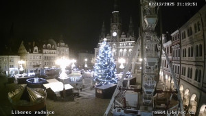 Město Liberec - Náměstí Dr. Edvarda Beneše - 2.12.2025 v 21:15 Město Liberec - Náměstí Dr. Edvarda Beneše - 2.12.2025 v 21:15