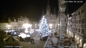 Město Liberec - Náměstí Dr. Edvarda Beneše - 13.12.2025 v 02:15 Město Liberec - Náměstí Dr. Edvarda Beneše - 13.12.2025 v 02:15