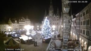 Město Liberec - Náměstí Dr. Edvarda Beneše - 13.12.2025 v 02:30 Město Liberec - Náměstí Dr. Edvarda Beneše - 13.12.2025 v 02:30