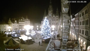 Město Liberec - Náměstí Dr. Edvarda Beneše - 13.12.2025 v 03:00 Město Liberec - Náměstí Dr. Edvarda Beneše - 13.12.2025 v 03:00