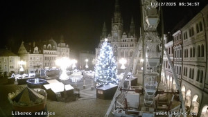 Město Liberec - Náměstí Dr. Edvarda Beneše - 13.12.2025 v 06:30 Město Liberec - Náměstí Dr. Edvarda Beneše - 13.12.2025 v 06:30
