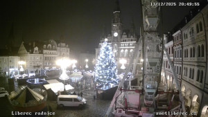 Město Liberec - Náměstí Dr. Edvarda Beneše - 13.12.2025 v 20:45 Město Liberec - Náměstí Dr. Edvarda Beneše - 13.12.2025 v 20:45