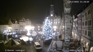 Město Liberec - Náměstí Dr. Edvarda Beneše - 13.12.2025 v 21:15 Město Liberec - Náměstí Dr. Edvarda Beneše - 13.12.2025 v 21:15