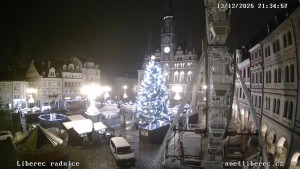 Město Liberec - Náměstí Dr. Edvarda Beneše - 13.12.2025 v 21:30 Město Liberec - Náměstí Dr. Edvarda Beneše - 13.12.2025 v 21:30