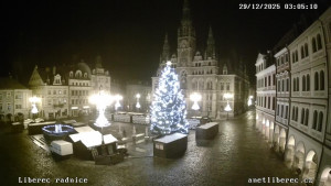 Město Liberec - Náměstí Dr. Edvarda Beneše - 29.12.2025 v 03:00 Město Liberec - Náměstí Dr. Edvarda Beneše - 29.12.2025 v 03:00