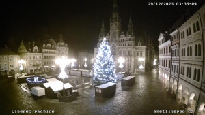 Město Liberec - Náměstí Dr. Edvarda Beneše - 29.12.2025 v 03:30 Město Liberec - Náměstí Dr. Edvarda Beneše - 29.12.2025 v 03:30