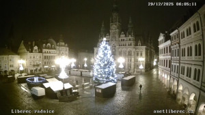 Město Liberec - Náměstí Dr. Edvarda Beneše - 29.12.2025 v 06:00 Město Liberec - Náměstí Dr. Edvarda Beneše - 29.12.2025 v 06:00