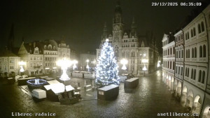 Město Liberec - Náměstí Dr. Edvarda Beneše - 29.12.2025 v 06:30 Město Liberec - Náměstí Dr. Edvarda Beneše - 29.12.2025 v 06:30