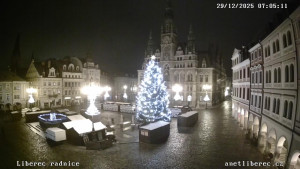 Město Liberec - Náměstí Dr. Edvarda Beneše - 29.12.2025 v 07:00 Město Liberec - Náměstí Dr. Edvarda Beneše - 29.12.2025 v 07:00