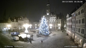 Město Liberec - Náměstí Dr. Edvarda Beneše - 29.12.2025 v 19:15 Město Liberec - Náměstí Dr. Edvarda Beneše - 29.12.2025 v 19:15