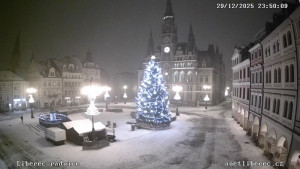 Město Liberec - Náměstí Dr. Edvarda Beneše - 29.12.2025 v 23:45 Město Liberec - Náměstí Dr. Edvarda Beneše - 29.12.2025 v 23:45