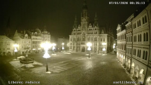 Město Liberec - Náměstí Dr. Edvarda Beneše - 7.1.2026 v 00:30 Město Liberec - Náměstí Dr. Edvarda Beneše - 7.1.2026 v 00:30