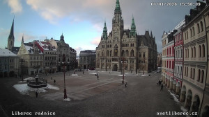 Město Liberec - Náměstí Dr. Edvarda Beneše - 7.1.2026 v 15:45 Město Liberec - Náměstí Dr. Edvarda Beneše - 7.1.2026 v 15:45