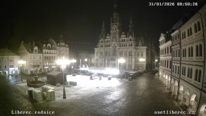 Město Liberec - Náměstí Dr. Edvarda Beneše - 31.1.2026 v 00:45 Město Liberec - Náměstí Dr. Edvarda Beneše - 31.1.2026 v 00:45