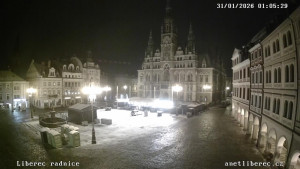 Město Liberec - Náměstí Dr. Edvarda Beneše - 31.1.2026 v 01:00 Město Liberec - Náměstí Dr. Edvarda Beneše - 31.1.2026 v 01:00