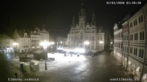 Město Liberec - Náměstí Dr. Edvarda Beneše - 31.1.2026 v 01:15 Město Liberec - Náměstí Dr. Edvarda Beneše - 31.1.2026 v 01:15