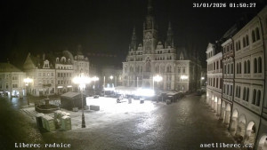 Město Liberec - Náměstí Dr. Edvarda Beneše - 31.1.2026 v 01:45 Město Liberec - Náměstí Dr. Edvarda Beneše - 31.1.2026 v 01:45