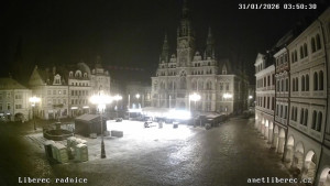 Město Liberec - Náměstí Dr. Edvarda Beneše - 31.1.2026 v 03:45 Město Liberec - Náměstí Dr. Edvarda Beneše - 31.1.2026 v 03:45