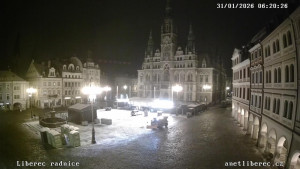 Město Liberec - Náměstí Dr. Edvarda Beneše - 31.1.2026 v 06:15 Město Liberec - Náměstí Dr. Edvarda Beneše - 31.1.2026 v 06:15