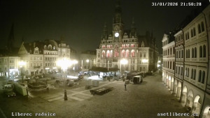Město Liberec - Náměstí Dr. Edvarda Beneše - 31.1.2026 v 21:45 Město Liberec - Náměstí Dr. Edvarda Beneše - 31.1.2026 v 21:45